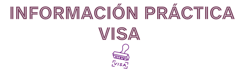 Información práctica visa
