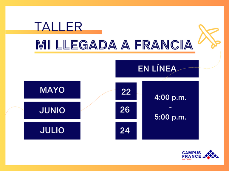 Taller : Mi llegada a Francia
