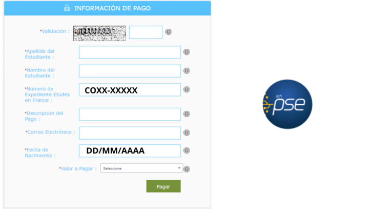 Botón PSE Botón PSE